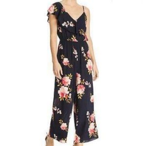 Aqua Jumpsuit * Navy floral